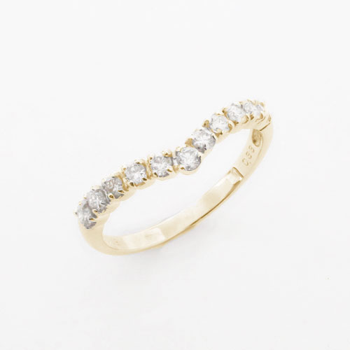 受注生産 18金/K18 リング/指輪 ダイヤモンド マリッジ/婚約 イニシャル　5619-UK18