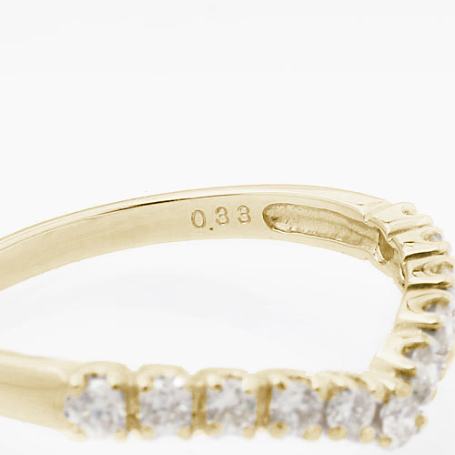 受注生産 18金/K18 リング/指輪 ダイヤモンド マリッジ/婚約 イニシャル　5619-UK18