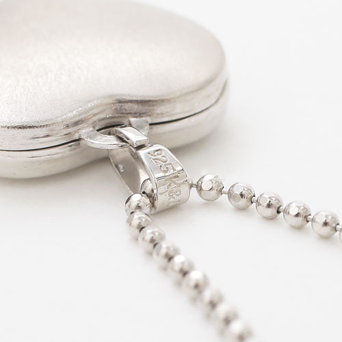 ドイツ製 MERZ ロケットペンダント シルバー SV925 ハート キュービックジルコニア ペンダント ネックレス  5645-LS20