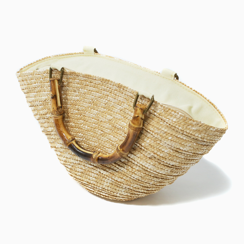 送料無料】【イタリア製】麦わら/草編み かご/カゴ バッグ/鞄  