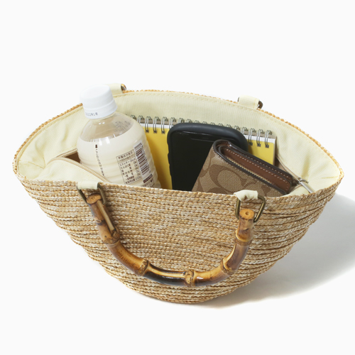 送料無料】【イタリア製】麦わら/草編み かご/カゴ バッグ/鞄/かばん  