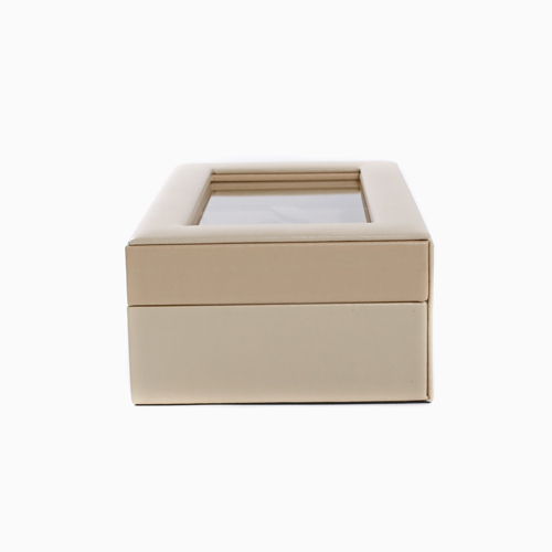 ジュエリーケース アクセサリー入れ 窓付き ベージュ 5724-OK23