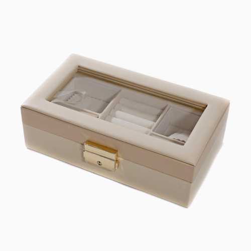 送料無料】ジュエリーボックス ジュエリーケース 窓付宝石箱 大容量 鍵