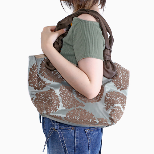 トートバッグ レディースファッション Choco/Green/Navy 5728-MZ23