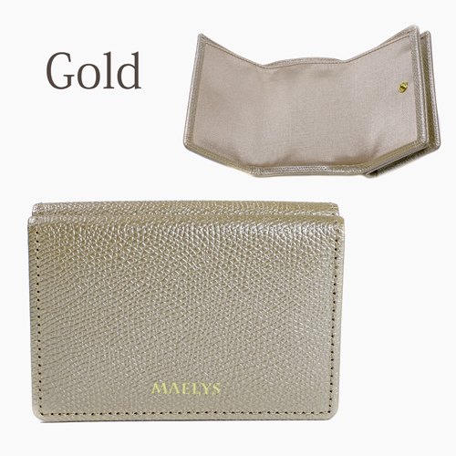 送料無料】財布/さいふ/サイフ 三つ折り/折り畳み 黒/ブラック  