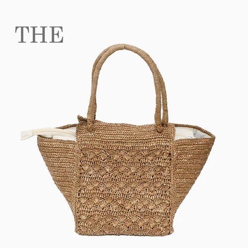 【送料無料】IVAHONA /イヴァオナ バッグ ハンドバッグ かごバッグ 鞄/BAG/かばん/カバン お出かけ サマーバッグ 春夏 ブラック ブラウン ラフィア コットン 編み込み 軽量 お洒落 かわいい レディース 記念日 お祝い 誕生日 プレゼント BETTY LOTUS 5763-IJ25