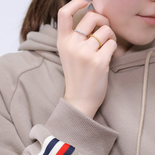 送料無料 本店限定 クリックポスト対応 日本製 シルバー Silver Sv925 リング 指輪 11号 11 ゴールドカラー シルバーカラー チェーンデザイン 細め シンプル お洒落 オシャレ 女性 レディース プレゼント 贈り物 アクセサリー ジュエリー 6022 Uk22