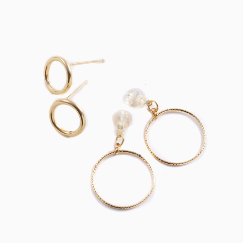 送料無料】【本店限定】日本製 18金/K18/18K ゴールド ピアス