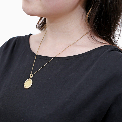 純金 メイプルリーフコイン 1/10 18金 デザイン枠　6038-HG24