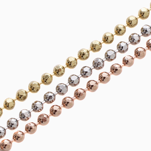 DIBI シルバー925 3連 スリーカラー ブレスレット 6042-DB24