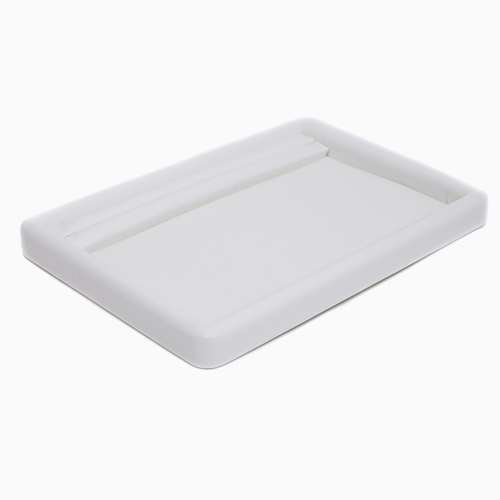 リング差し ジュエリートレー ホワイト 合皮 6051-OK24