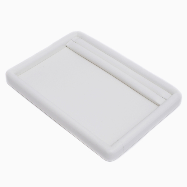 リング差し ジュエリートレー ホワイト 合皮 6051-OK24