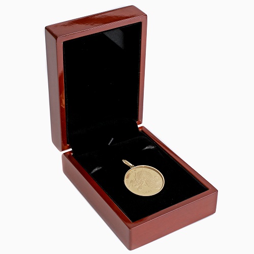 純金 18金 2024年版 干支 辰 コイン ペンダントトップ 3cm 21g  6060-MS24