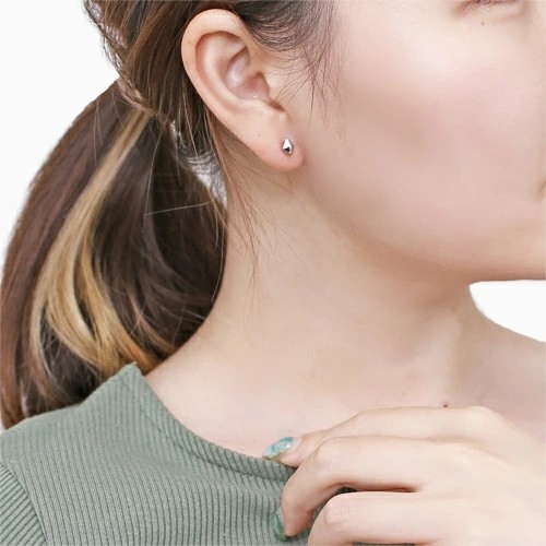 送料無料】正規品 10金/K10 10k/K10WG ホワイトゴールド ピアス/ダイヤ  