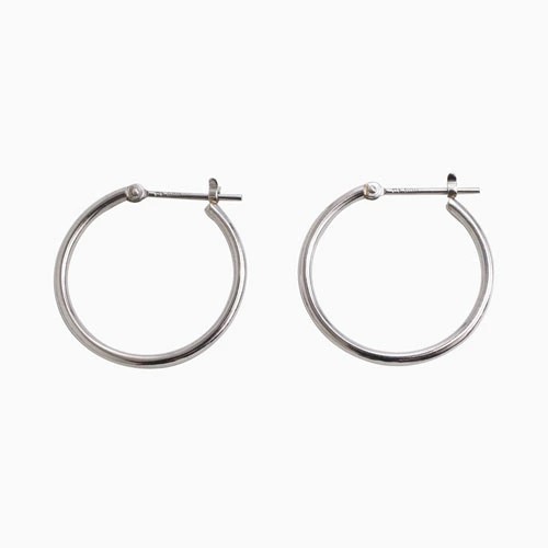 【特価】プラチナ　PT900　フープ　ピアス　1×20ミリ 送料無料】正規品 プラチナ/プラチナ900 Pt900/pt900 ピアス