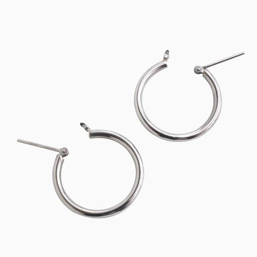送料無料】正規品 プラチナ/プラチナ900 Pt900/pt900 ピアス/フープ