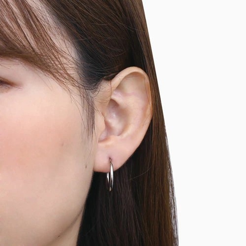 送料無料】正規品 プラチナ/プラチナ900 Pt900/pt900 ピアス/フープ