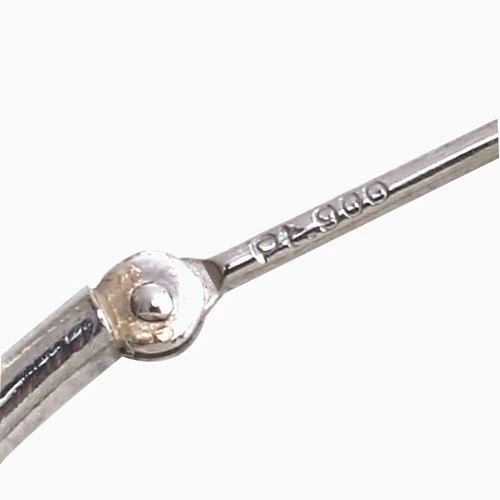 在庫ラスト！Pt900 プラチナ　ピアス　フープピアス　リングピアス　1×10 Amazon | プラチナ ピアス フープ レディース フープピアス