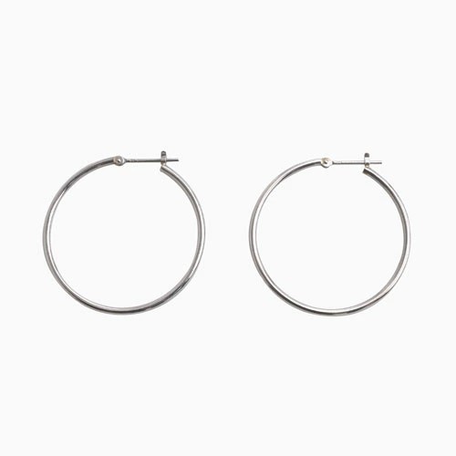 新品 PT900 プラチナ 1.5×8mm フープピアス 158ペア ♡② 新品 PT900 プラチナ 1.5×8mm フープピアス 158ペア ♡②