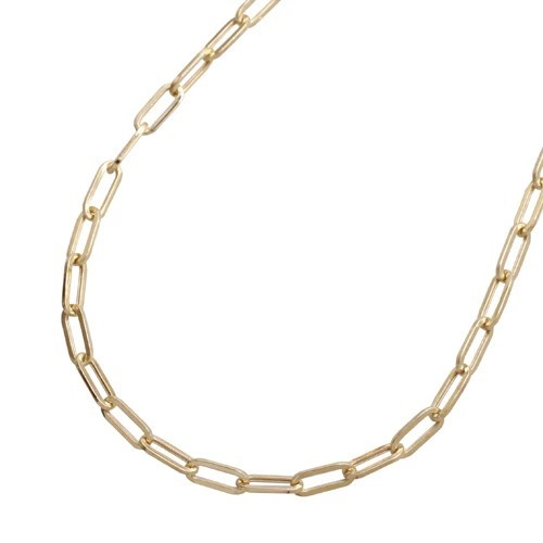 送料無料】イタリア製 中空 ペーパー クリップ 18金 18K K18 ゴールド