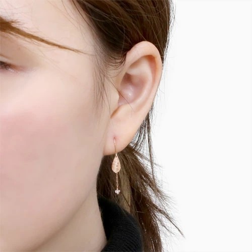 送料無料】10金/K10 k10/K10PG ゴールド/ピンクゴールドピアス 桜