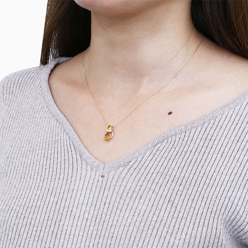 送料無料】10金/K10 K10YG/イエローゴールド ペンダント/ネックレス