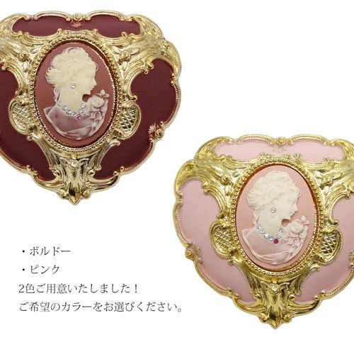 【送料無料】アメリカ SPRENDID ジュエリーケース オルゴール ジュエリーボックス/宝石箱 /ジュエリーケース カメオ/CAMEO アクセサリー 小物入れ ワインレッド ピンク 可愛い 収納 インテリア 贈り物 プレゼント 癒し アンティーク調 6282-JC25