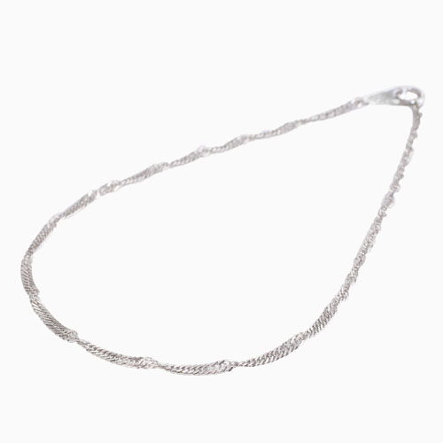 送料無料】【日本製】pt999/pt999/純プラチナ ブレスレット 25cm 3g