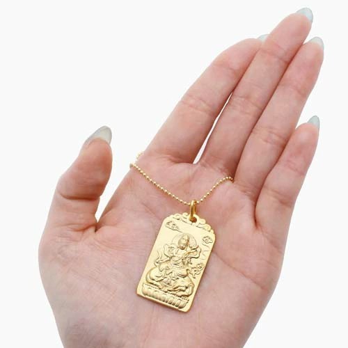 送料無料】開運招福 SV925製 お守り 15g 仏像 仏 ペンダント 地金 豪華