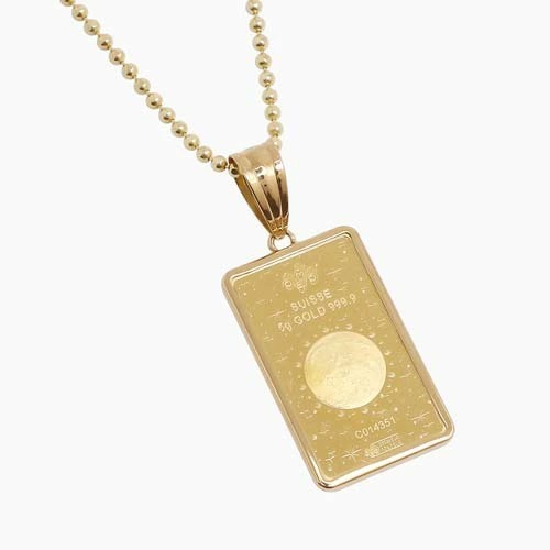 純金 K24 24金 ゴールド GOLD 5g インゴットペンダント コイン COIN