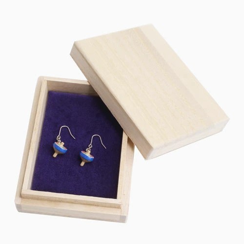 ピアス 樹脂ピアス 和風ピアス フック 昔あそび 駒 こま回し コマ