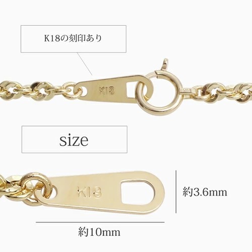 ほぼ未使用 イタリア製 18金 k18刻印 フラワーモチーフ ネックレス