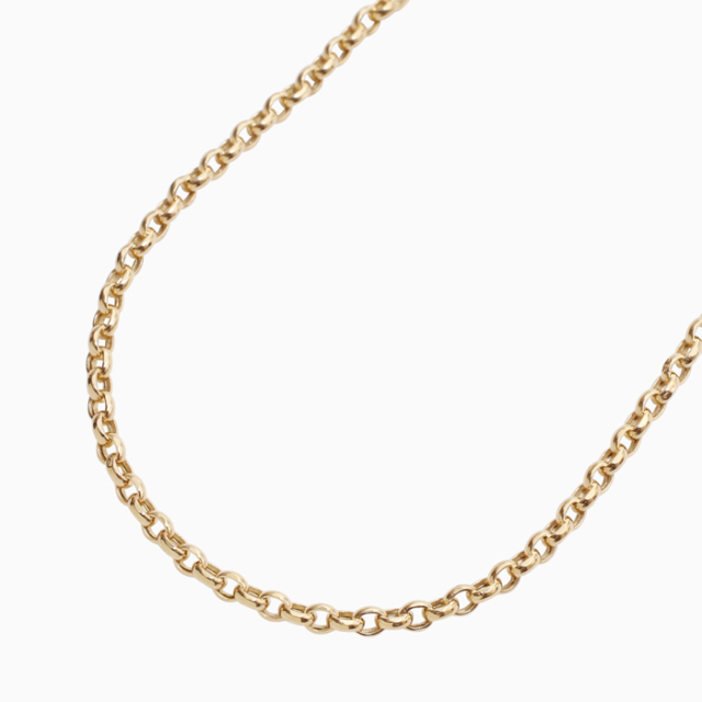 【受注生産品】【イタリア製】18金/K18 イエローゴールド/GOLD/ゴールド ネックレス アクセサリー エスカルゴ/アズキ/小豆 デザイン 繊細 女性/レディース 50cm オシャレ 上品/キラキラ 記念日/お祝い/誕生日 特別 プレゼント/ギフト/贈り物  6391-MS25