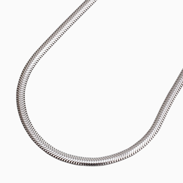 DIBI ディビ イタリア製 ITALY シルバー SILVER 925 ネックレス カニカン 引き輪式 アクセサリー アイテム お洒落 オシャレ シンプル しなやか スネークチェーン 男女兼用 42cm 6405-DB25