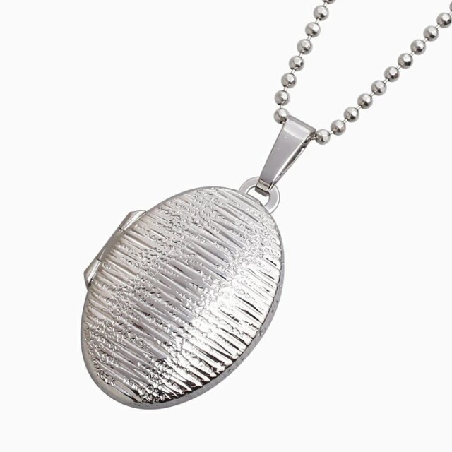 【送料無料】MERZ/メルツ シルバー SILVER 925 SV925 シルバーアクセサリー locket ロケット ペンダント ストーム 写真 思い出 2枚 カットボールチェーン付 6409-AD25