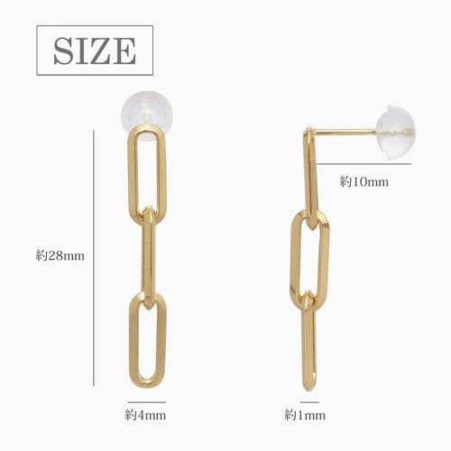 送料無料】18金 K18 18k GOLD ゴールド 地金 ピアス 小豆