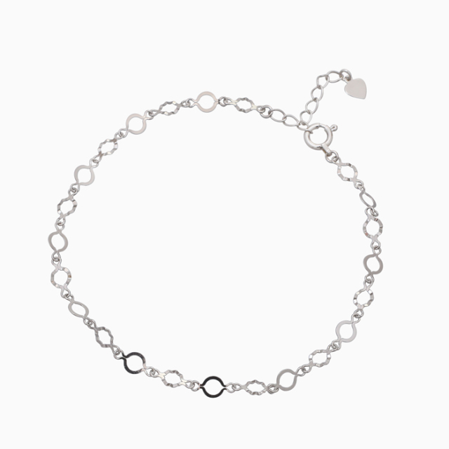 プラチナ Pt850 PLATINUM ブレスレット シャイニー ラウンドカット