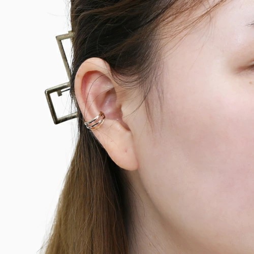 k18pt900イヤーカフ8g k18pt900イヤーカフ8g K18 ＆ Pt900 Diaコンビ