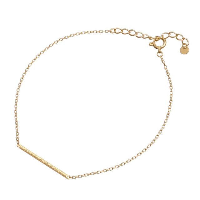 【送料無料】18金 K18 18k ゴールド イエローゴールド ブレスレット レディース 大人 アクセサリー 地金 スターダスト アズキチェーン 小豆 上品 女性 6525-UK25