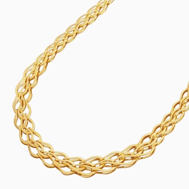 日本製 純金 24金 K24 24k GOLD ゴールド ネックレス グラデーションネックレス  6627-PW26