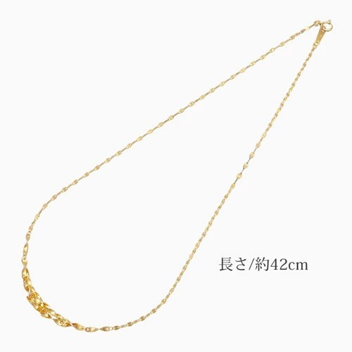 美品ネックレス ゴールド 日本製 純金 24金 K24 24k GOLD ゴールド ネックレス グラデーション