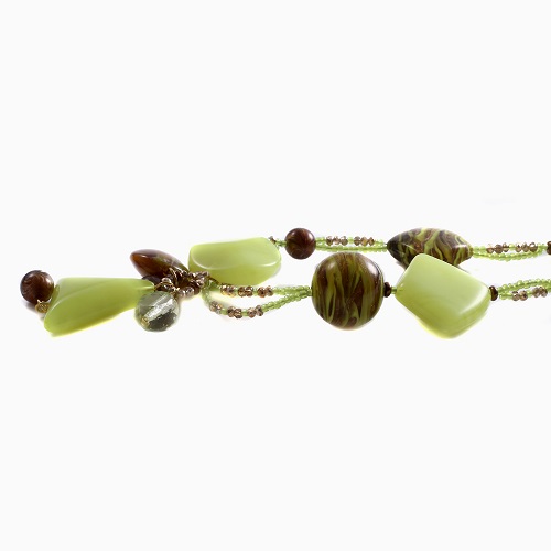 イタリア製 <AVE design> ヴェルデ・キアーロ・ネックレス (GREEN)　7049-AV22