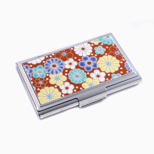 九谷焼 カードケース 名刺入れ <北陸伝統工芸>　梅菊 7060-SK22