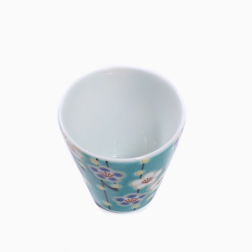 九谷焼 縁起猪口 <北陸伝統工芸>梅 7071-SK22