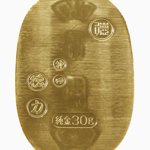 徳力本店 純金 K24 小判 30g 7095-TH23