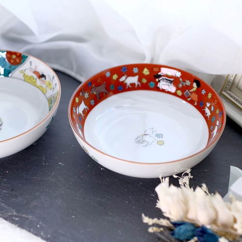 送料別】日本製 九谷焼 アルプスの少女ハイジ/ハイジ 陶器/食器 色絵