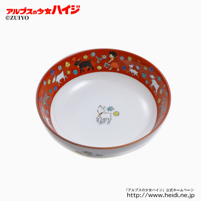 送料別】日本製 九谷焼 アルプスの少女ハイジ/ハイジ 陶器/食器 色絵