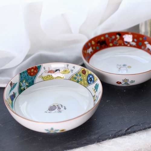 陶器食器セット　アルプスの少女ハイジ　小さなバイキングビッケ 陶器食器セット アルプスの少女ハイジ 小さなバイキングビッケ