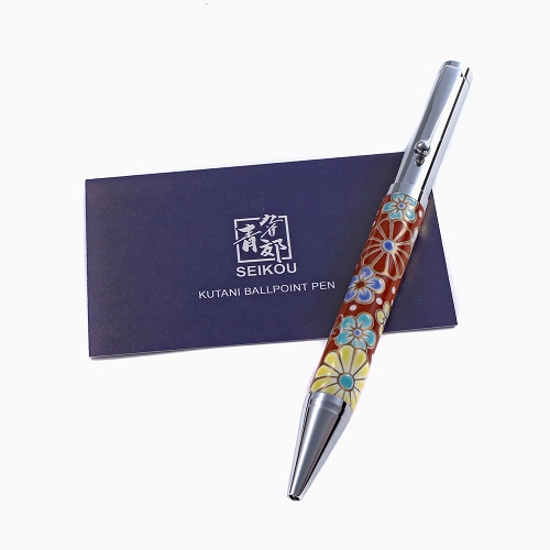 九谷焼 ボールペン <北陸伝統工芸> 葵 7107-SK23