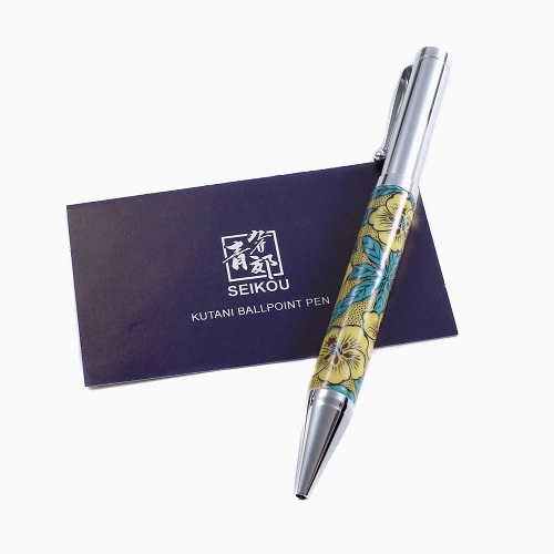 九谷焼 ボールペン <北陸伝統工芸> 梅菊 7108-SK23